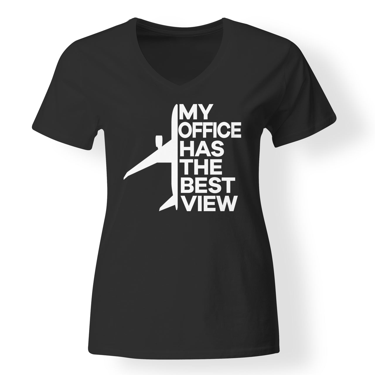 My Office Has The Best View Designed V-Neck T-Shirts