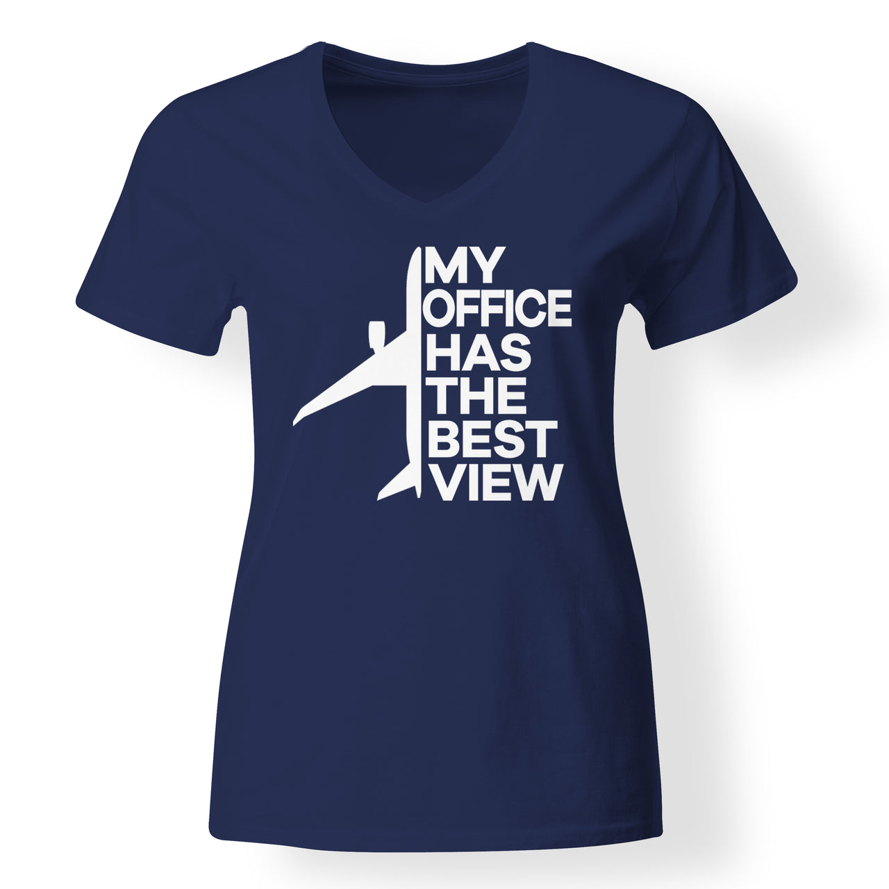 My Office Has The Best View Designed V-Neck T-Shirts
