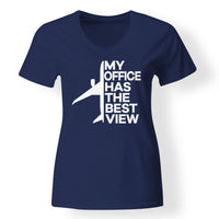 Thumbnail for My Office Has The Best View Designed V-Neck T-Shirts