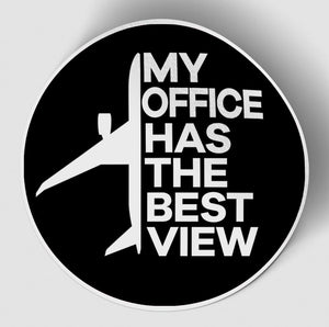 My Office Has The Best View Designed Stickers