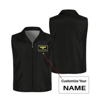 Thumbnail for Custom Name (Special Badge) Designed Thin Style Vests