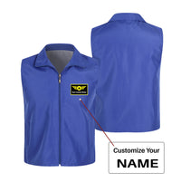 Thumbnail for Custom Name (Special Badge) Designed Thin Style Vests