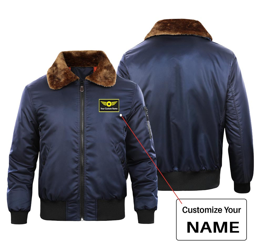 Custom Name with "Special Badge" Special Bomber Jackets