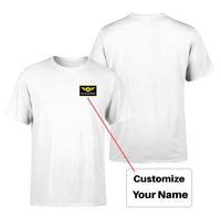 Thumbnail for Custom Name with Special Badge Designed T-Shirts