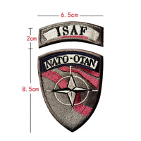 Thumbnail for NATO Alliance ISAF Armband Designed Embroidery Patch