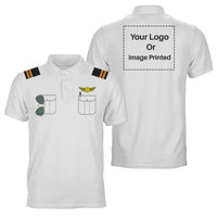 Thumbnail for Customizable Pilot Uniform + LOGO Designed 3D Polo T-Shirts