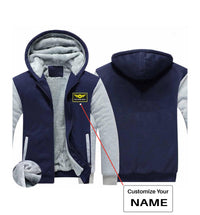 Thumbnail for Your Custom Name (Special Badge) Designed Zipped Sweatshirts