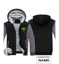 Thumbnail for Your Custom Name (Special Badge) Designed Zipped Sweatshirts