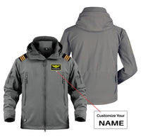 Thumbnail for Custom Name with EPAULETTES (Special Badge) Military Pilot Jackets