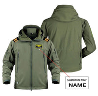 Thumbnail for Custom Name with EPAULETTES (Special Badge) Military Pilot Jackets