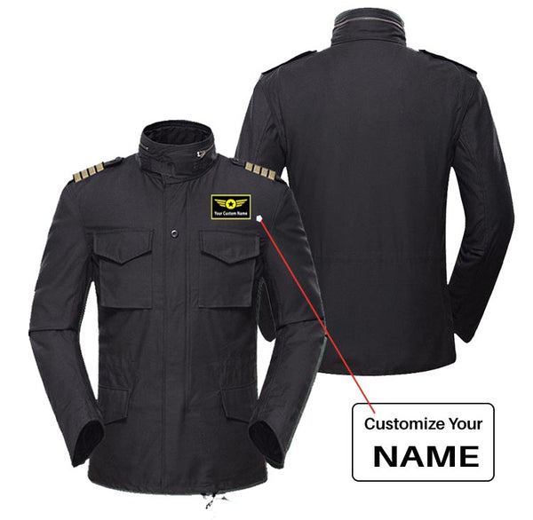 Custom Name with EPAULETTES Designed Military Coats