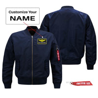 Thumbnail for Custom Name (Special Badge) Designed Pilot Jackets