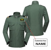 Thumbnail for Custom Name with EPAULETTES Designed Military Coats