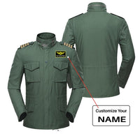 Thumbnail for Custom Name with EPAULETTES Designed Military Coats