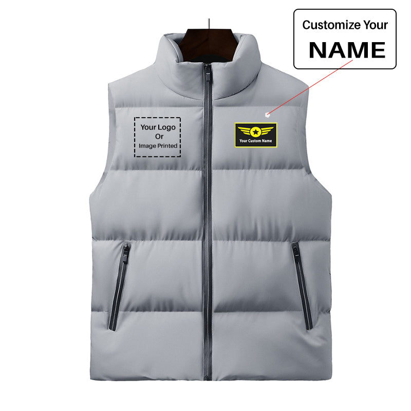 Custom Name & Logo Designed Puffy Vests