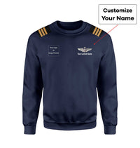 Thumbnail for Custom Name &  LOGO & EPAULETTES (US Air Force & Star) Designed 3D Sweatshirts