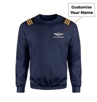 Thumbnail for Custom & Name with EPAULETTES (US Air Force & Star) Designed 3D Sweatshirts