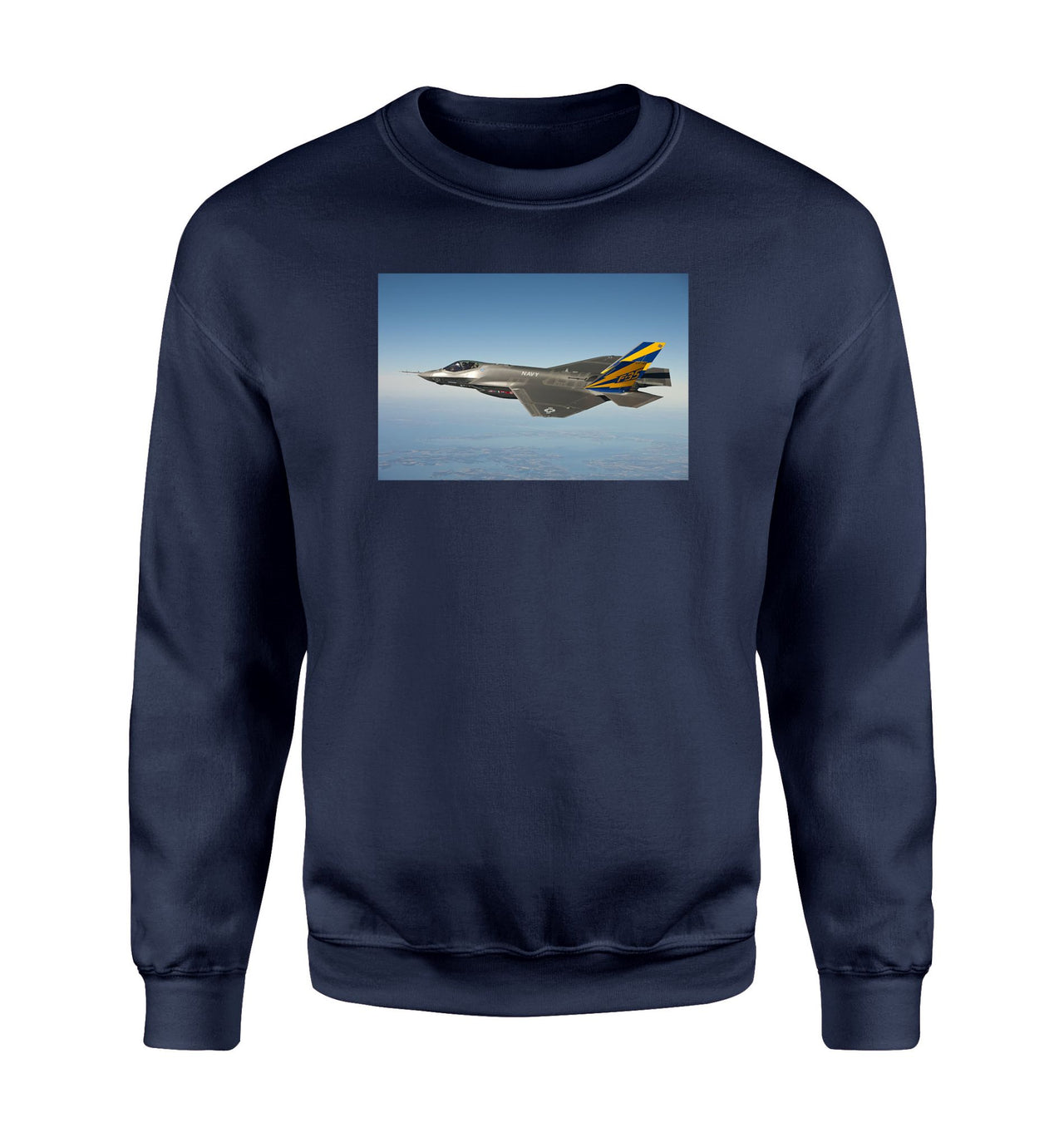Cruising Fighter Jet 35 Designed Sweatshirts
