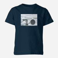 Thumbnail for Amazing Aircraft & Engine Designed Children T-Shirts