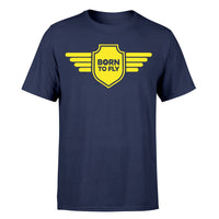 Thumbnail for Born To Fly & Badge Designed T-Shirts
