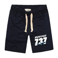 Thumbnail for Super Boeing 737+Text Designed Cotton Shorts