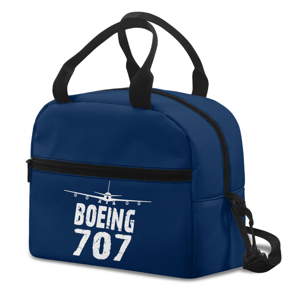 Boeing 707 & Plane Designed Lunch Bags