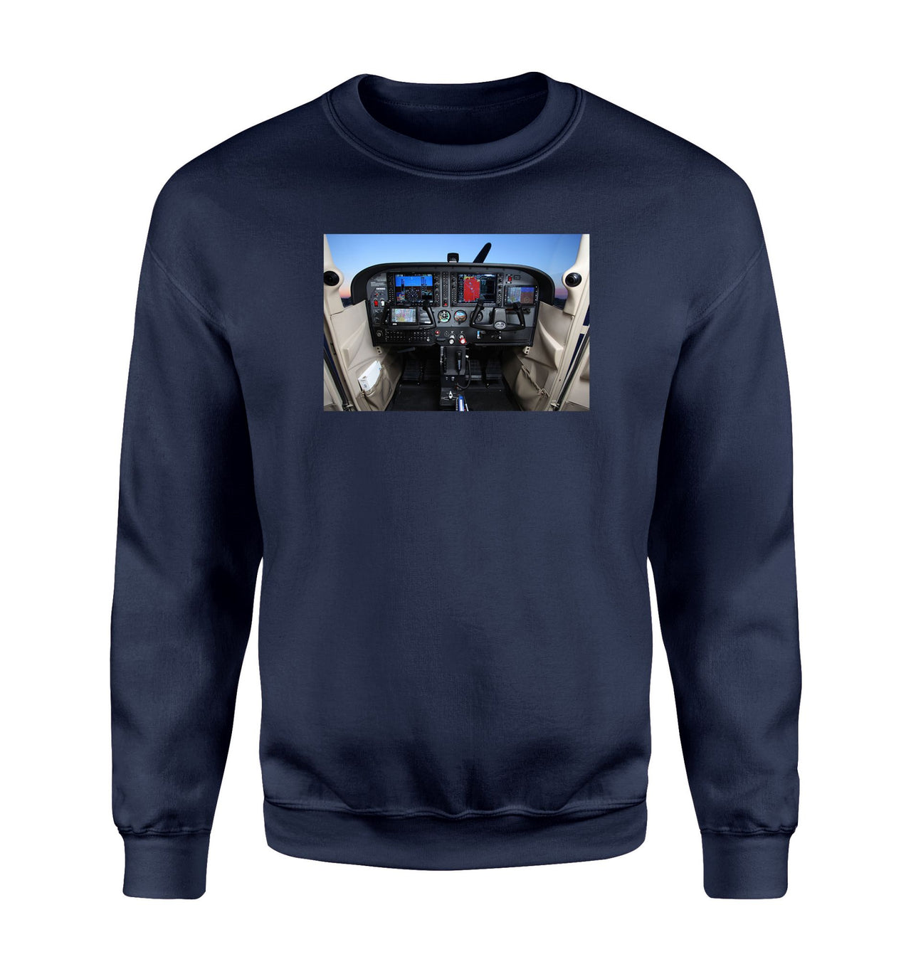 Cessna 172 Cockpit Designed Sweatshirts