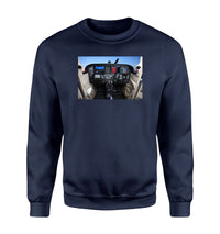 Thumbnail for Cessna 172 Cockpit Designed Sweatshirts