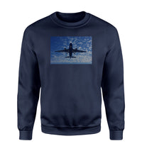 Thumbnail for Airplane From Below Designed Sweatshirts