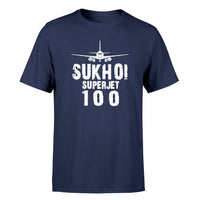 Thumbnail for Sukhoi Superjet 100 & Plane Designed T-Shirts