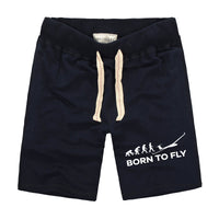 Thumbnail for Born To Fly Glider Designed Cotton Shorts