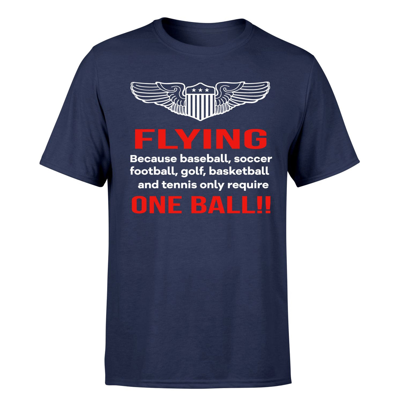 Flying One Ball Designed T-Shirts