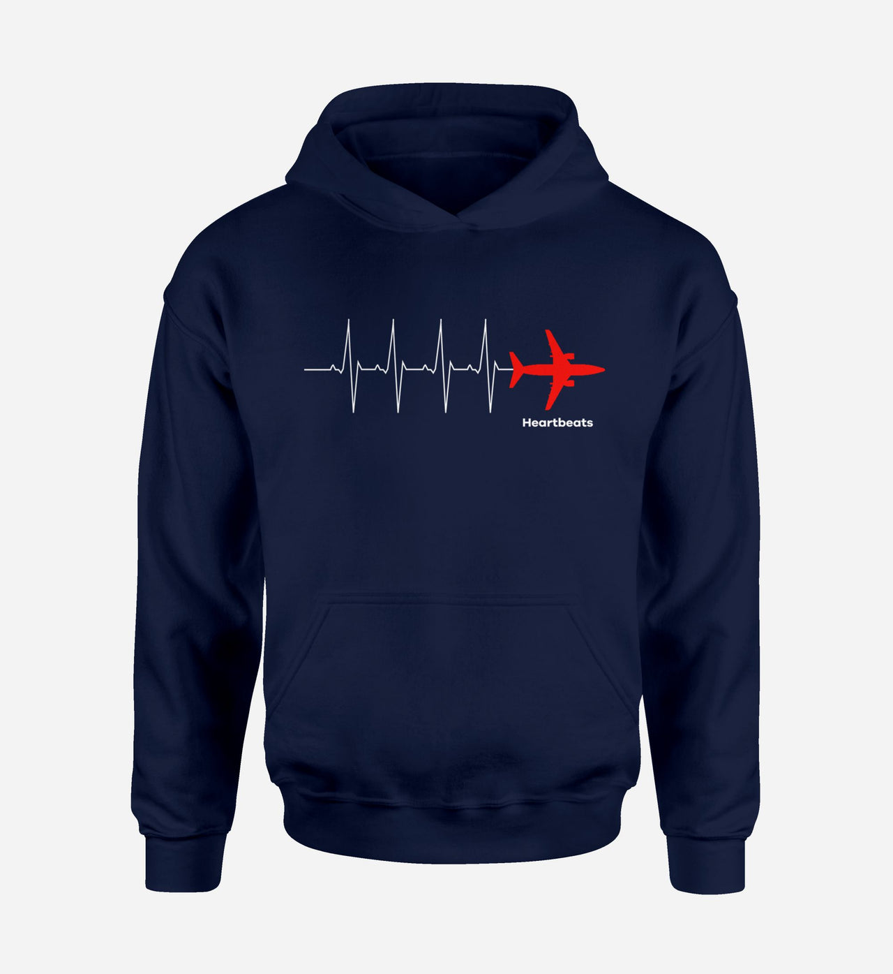 Aviation Heartbeats Designed Hoodies