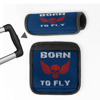 Thumbnail for Born To Fly SKELETON Designed Neoprene Luggage Handle Covers