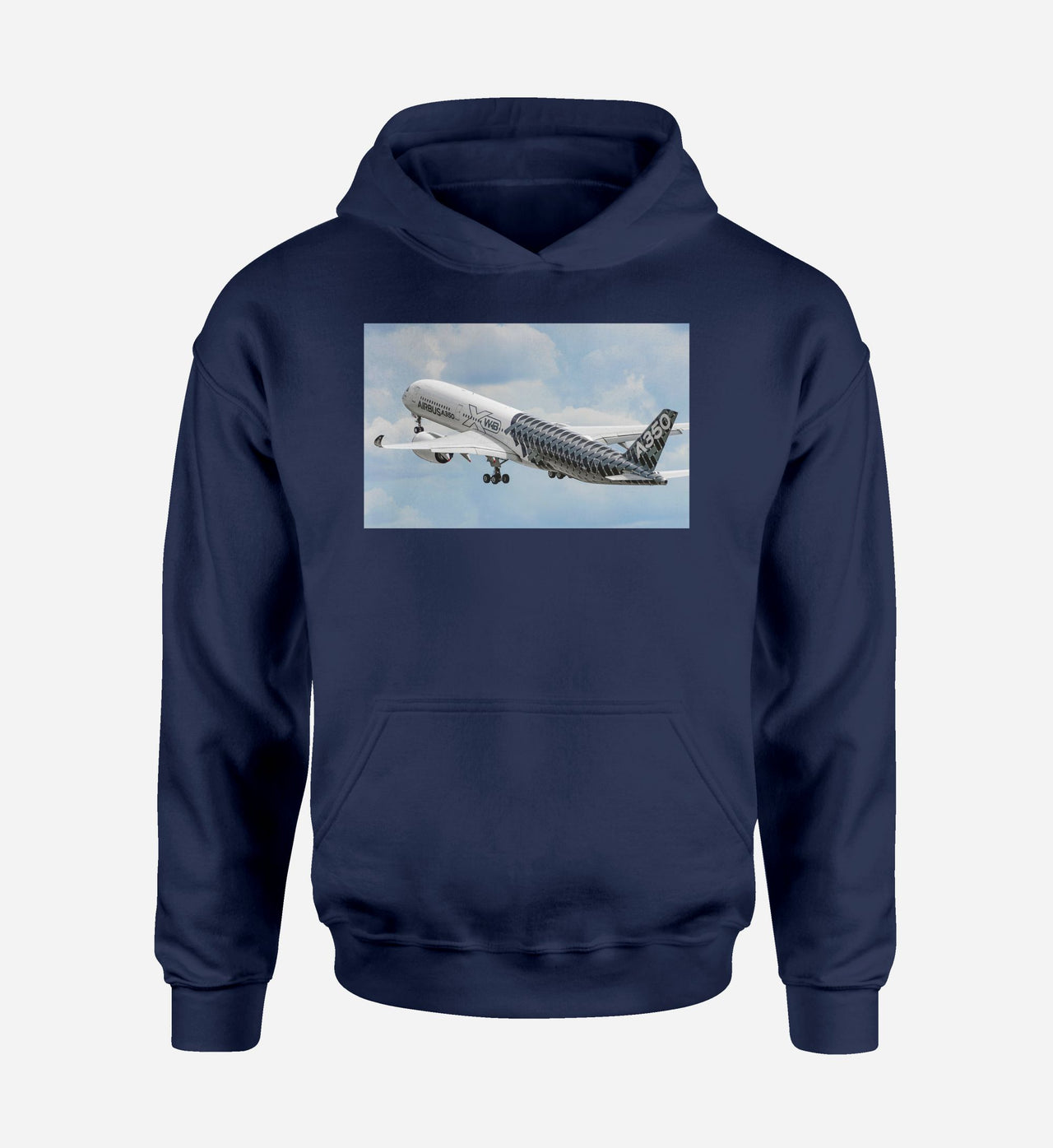 Departing Airbus A350 (Original Livery) Designed Hoodies