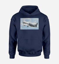 Thumbnail for Departing Airbus A350 (Original Livery) Designed Hoodies