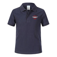 Thumbnail for Born To Fly Designed Designed Children Polo T-Shirts