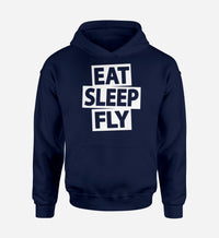 Thumbnail for Eat Sleep Fly Designed Hoodies