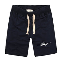 Thumbnail for Sukhoi Superjet 100 Silhouette Designed Cotton Shorts