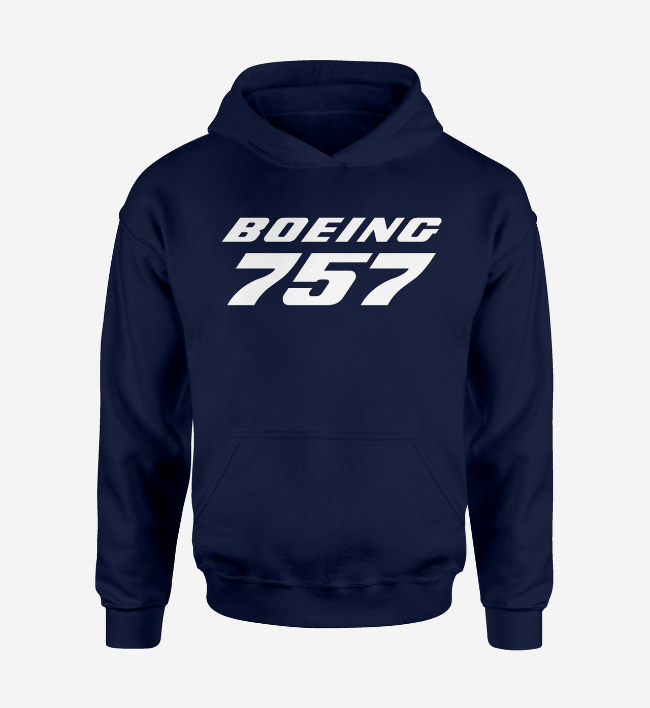 Boeing 757 & Text Designed Hoodies