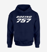 Thumbnail for Boeing 757 & Text Designed Hoodies