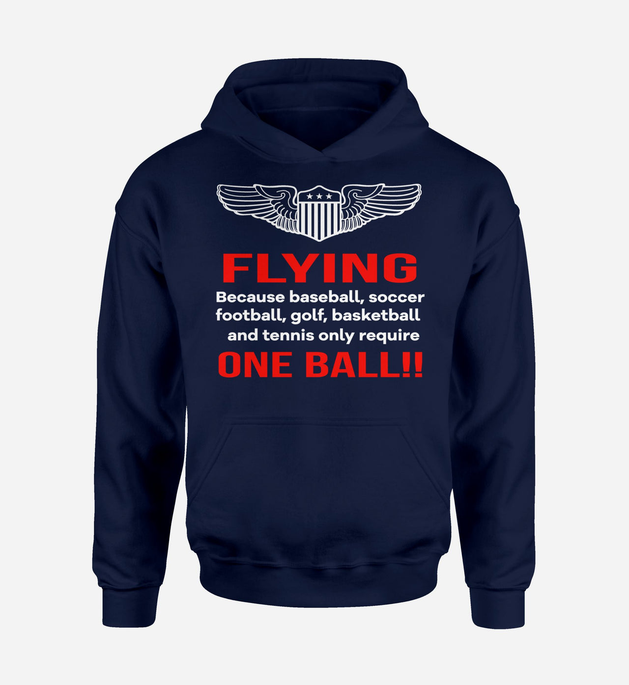 Flying One Ball Designed Hoodies