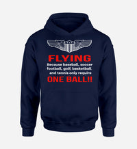 Thumbnail for Flying One Ball Designed Hoodies