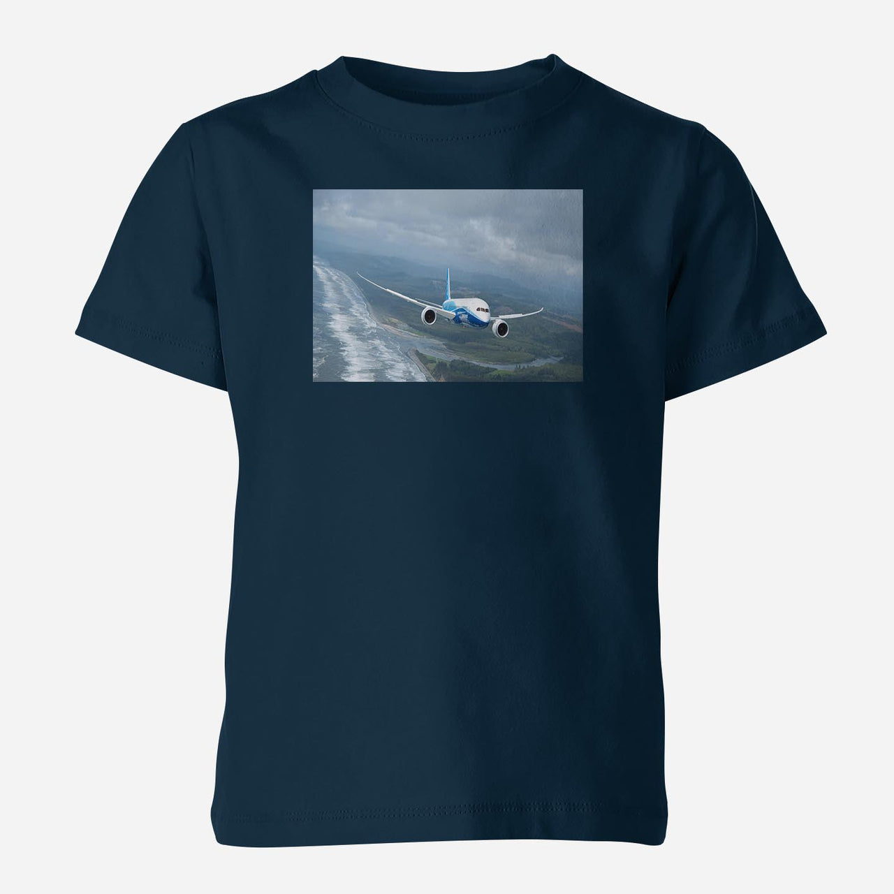 Cruising Boeing 787 Designed Children T-Shirts