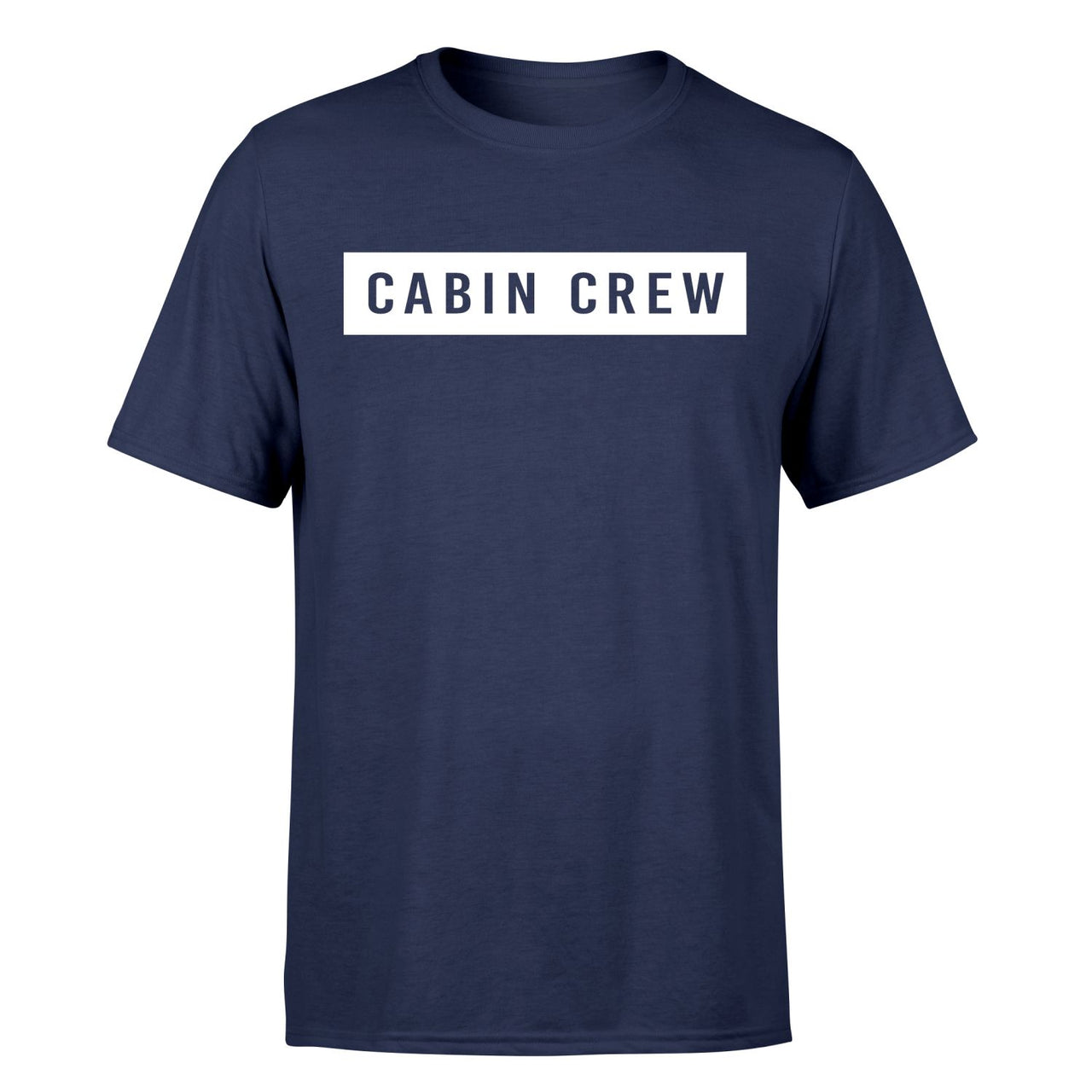 Cabin Crew Text Designed T-Shirts