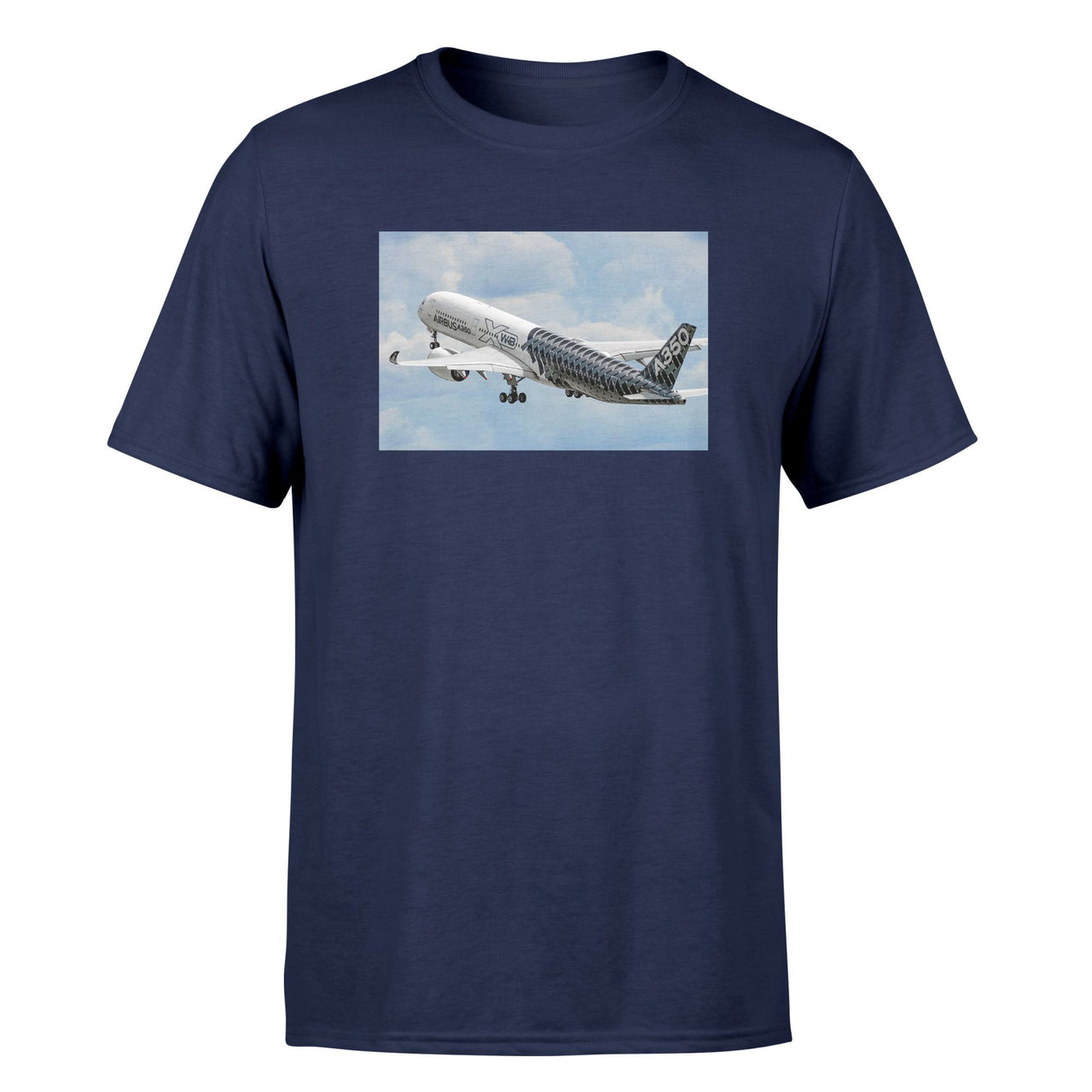 Departing Airbus A350 (Original Livery) Designed T-Shirts