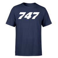 Thumbnail for 747 Flat Text Designed T-Shirts