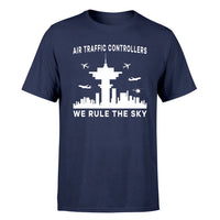 Thumbnail for Air Traffic Controllers - We Rule The Sky Designed T-Shirts
