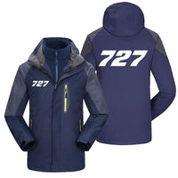 Thumbnail for 727 Flat Text Designed Thick Skiing Jackets