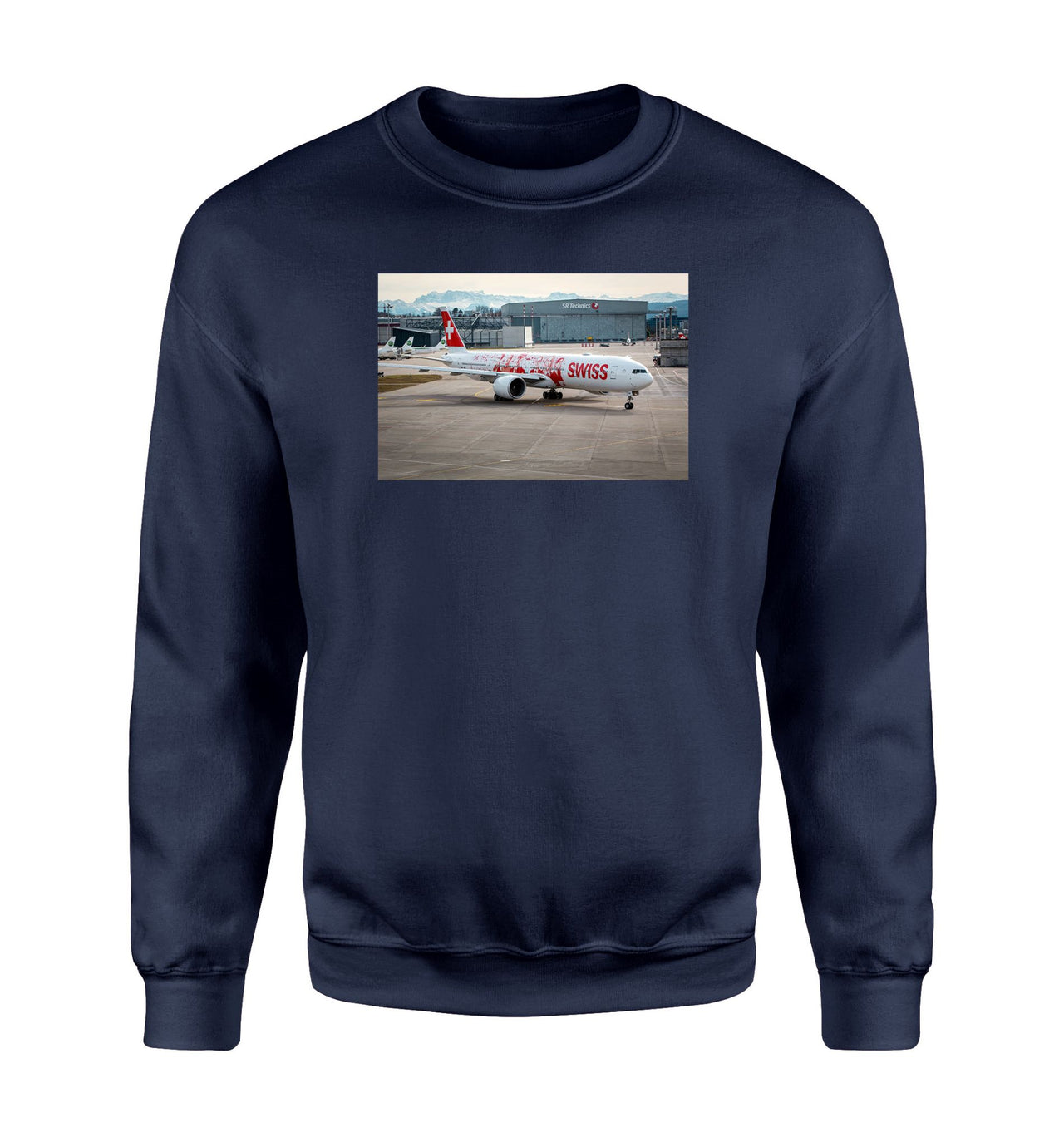 Boeing 777 Swiss Foto Designed Sweatshirts